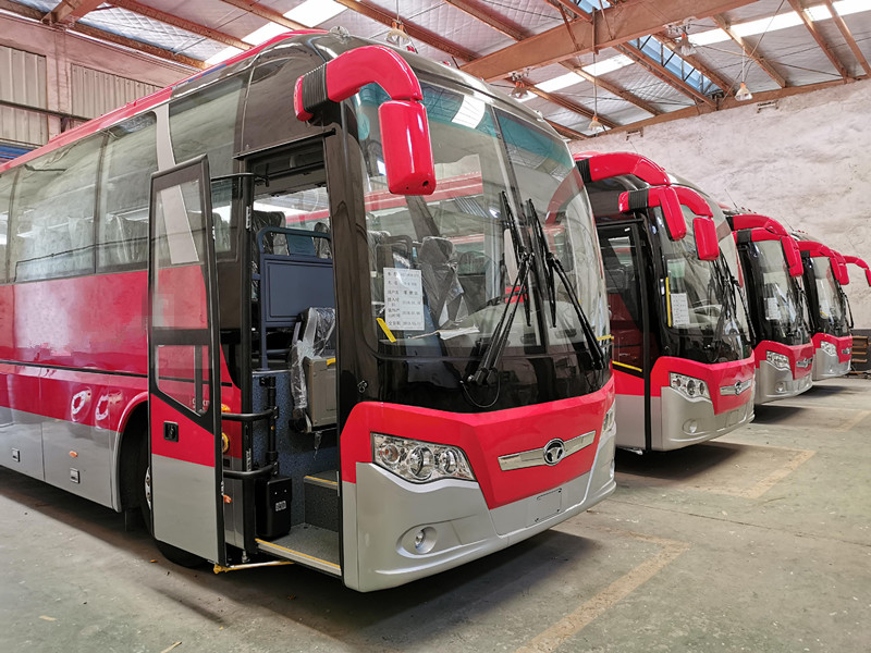 2019 Tahun 49 Kursi Bus DAEWOO Baru GDW6117HKD Bus Pelatih LHD Dalam Kondisi Baik