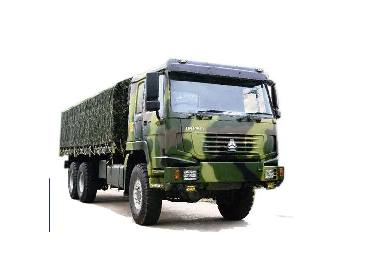 2 Truk Kargo Vans Euro Ii Howo Truk Kargo Kuat 420hp Truk Trailer Pagar Ganda