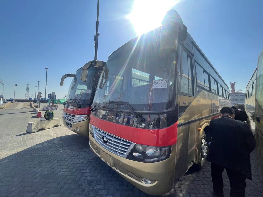 Mesin Depan Bus Tur Bekas Yutong 53-65 kursi Penggerak tangan kanan Mesin Yuchai ZK6116D