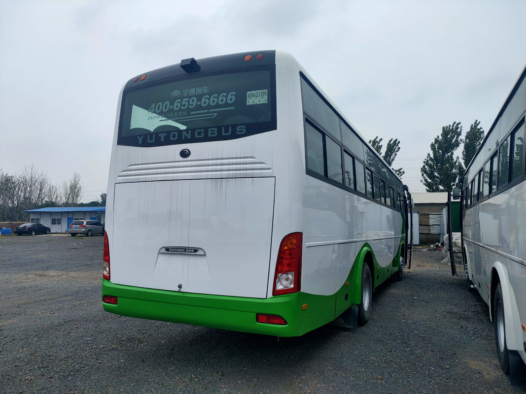 Bus Mesin Depan Yutong Bekas Lhd / Rhd Plat Spring Suspension Bus penumpang 53 Kursi Zk6112d