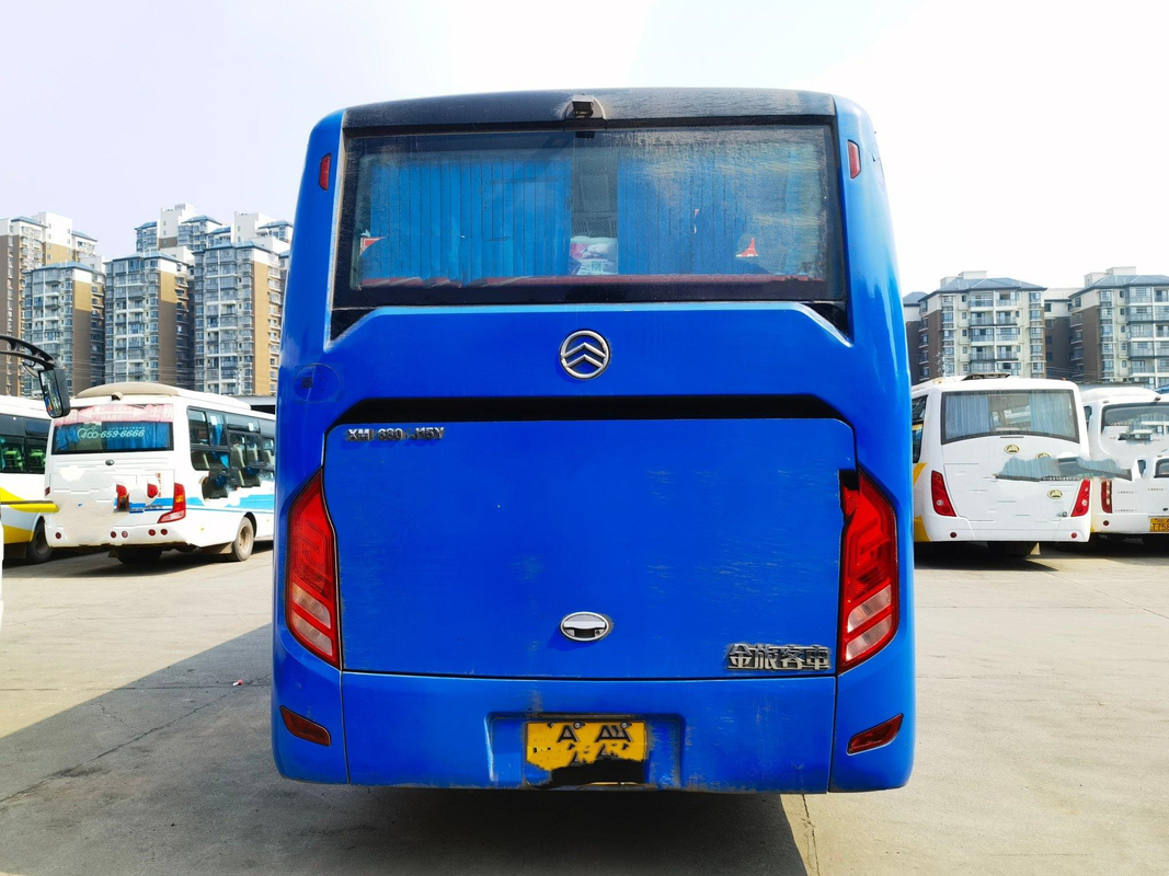 30 kursi 2 + 2 Tata Letak Golden Dragon Mini Bus Vehicle Tourist XML6807 Bus Mesin Belakang