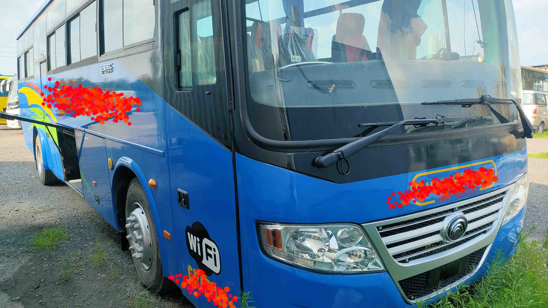 Bus Mesin Depan Merek Yutong Drive Tangan Kanan 53 kursi Sistem WIFI Kondisi ZK6112D