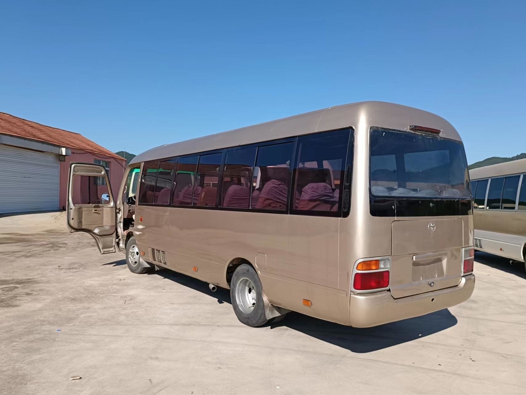 2012 Tahun 29 Kursi Mini Digunakan Coaster Bus Toyota Dengan Mesin Diesel 1Hz Dalam Kondisi Baik