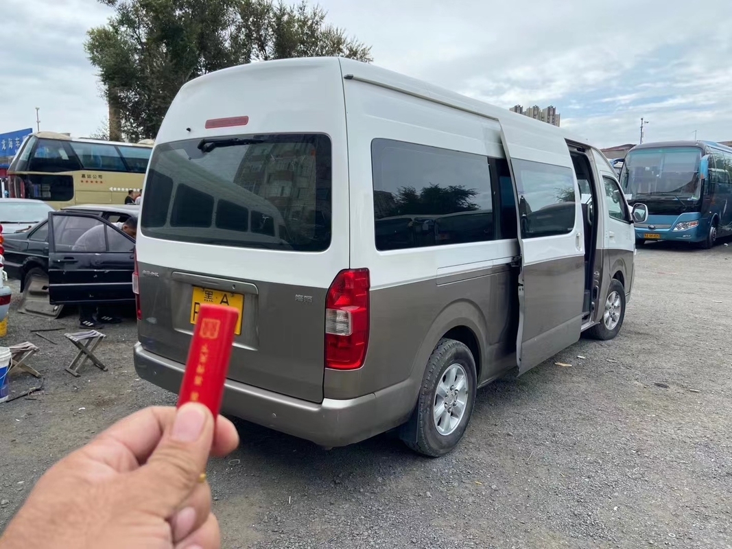 2016 Tahun 18 Kursi Bekas Mini Bus Bensin Mesin JINBEI Hiace 3TZ Tidak Ada Kecelakaan Dalam Kondisi Baik