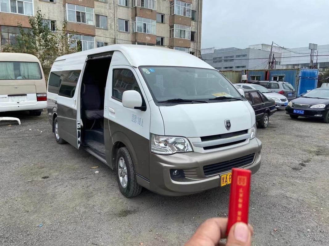 2016 Tahun 18 Kursi Bekas Mini Bus Bensin Mesin JINBEI Hiace 3TZ Tidak Ada Kecelakaan Dalam Kondisi Baik