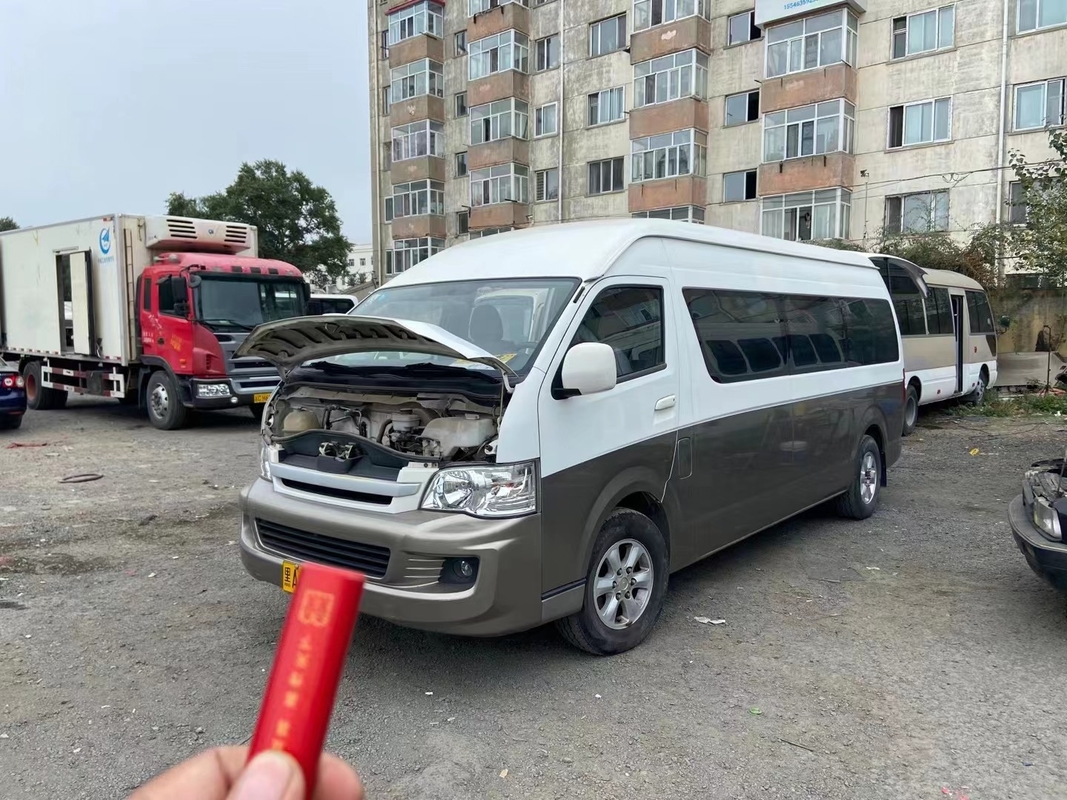 2016 Tahun 18 Kursi Bekas Mini Bus Bensin Mesin JINBEI Hiace 3TZ Tidak Ada Kecelakaan Dalam Kondisi Baik