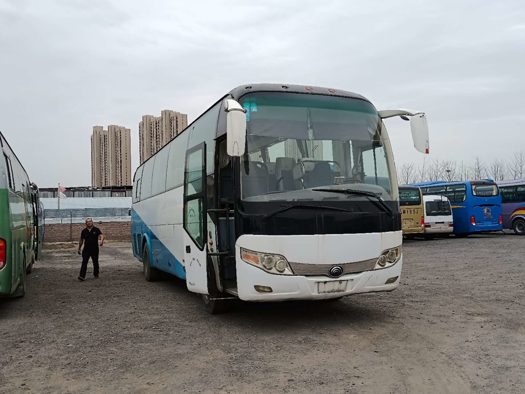 Bus Yutong Kemudi Kanan 49-51seater Bus Bekas Zk6110 Pelatih Tur Mesin Belakang