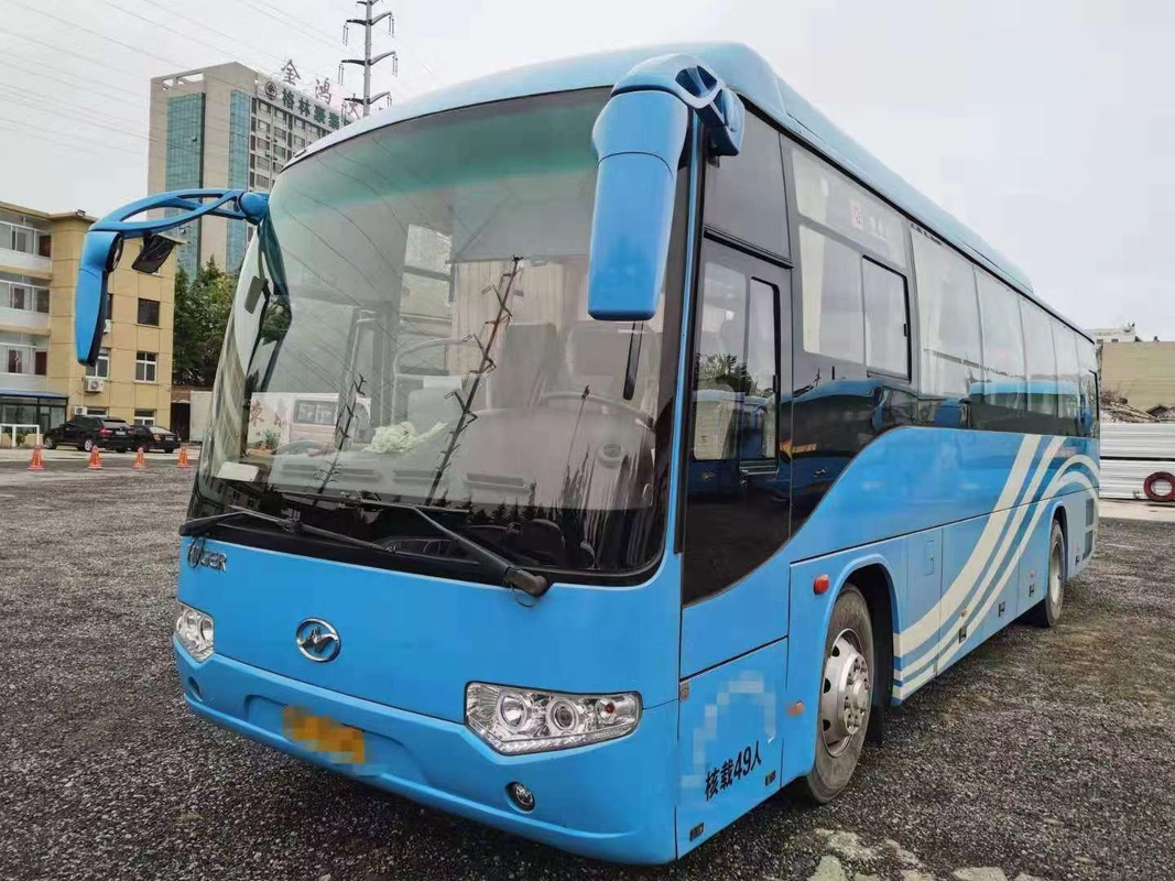 Pelatih Mewah Digunakan Bus Lebih Tinggi KLQ6119 Bus Tur Mesin Belakang 49 kursi Yuchai Euro V Engine 180kw