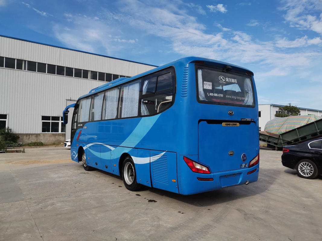 XMQ6802 Digunakan Bus Kinglong Left Steering Coach 35seats Electric YC4G 147kw Suspensi Air Bag
