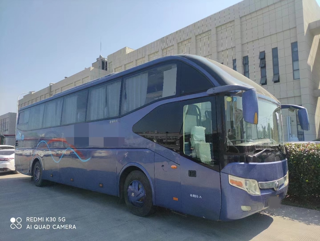 ZK6127 55 Kursi Digunakan Bus Yutong Mesin Weichai Tahun 2014 Dengan Suspensi Pegas Daun