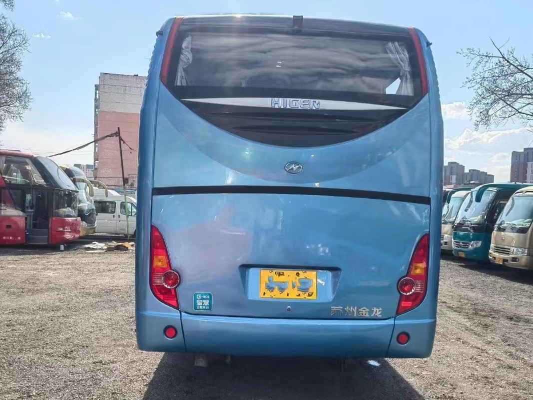 Lebih Tinggi KLQ6898 Digunakan Bus Tangan Kiri Drive 35seater Mesin Yuchai Untuk Transportasi
