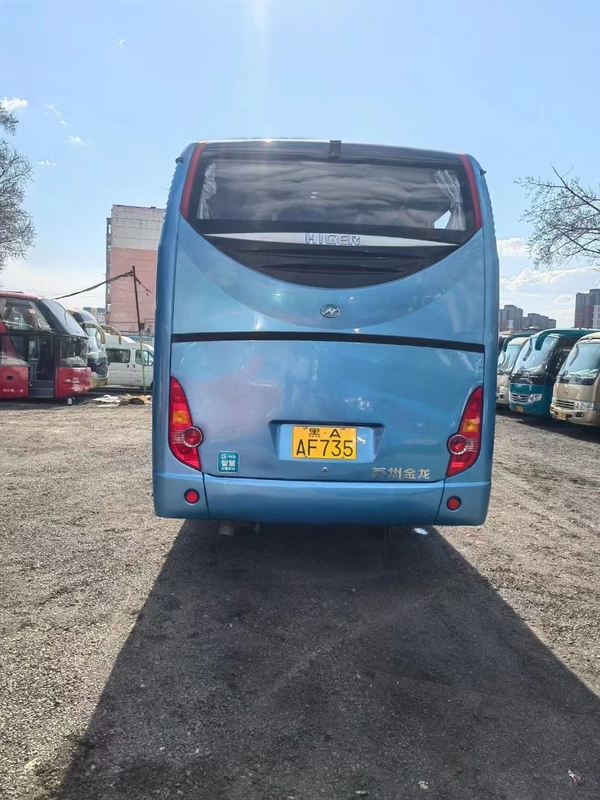 2015 Tahun 35 Seater Digunakan Lebih Tinggi KLQ6898 Coach Bus LHD Steering Diesel Engine No Accident