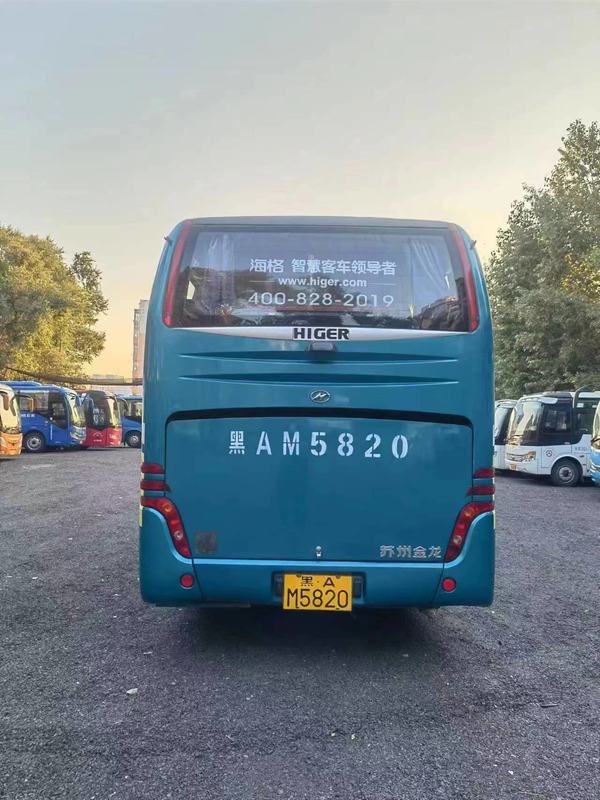2017 Tahun 34 Kursi Digunakan Lebih Tinggi KLQ6796 Mini Bus LHD Kemudi Mesin Diesel Tanpa Kecelakaan