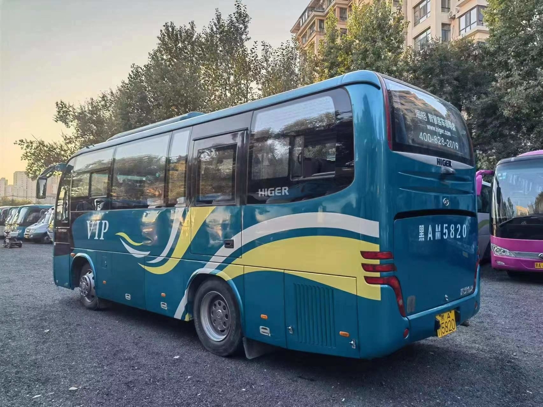 2017 Tahun 34 Kursi Digunakan Lebih Tinggi KLQ6796 Mini Bus LHD Kemudi Mesin Diesel Tanpa Kecelakaan