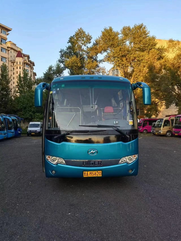 2017 Tahun 34 Kursi Digunakan Lebih Tinggi KLQ6796 Mini Bus LHD Kemudi Mesin Diesel Tanpa Kecelakaan