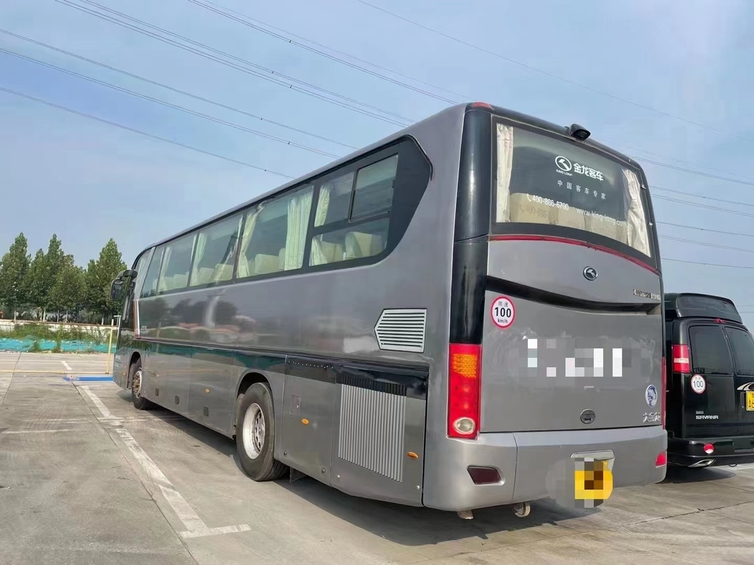 Bagian Bus Kinglong Cummins XMQ6129 Vip Pelatih Diesel Mewah Jarak Jauh 53 Kursi Untuk Afrika