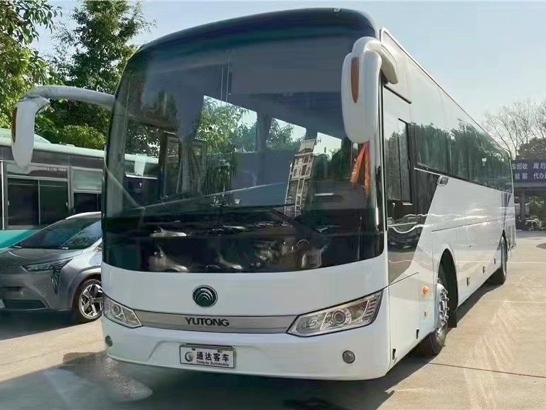 bus transit bekas Yutong 55seater Bus Rv Bekas ZK6125 Pintu Ganda Suspensi kantong udara