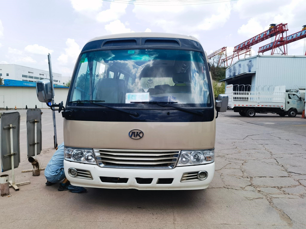 Mini Bus Bekas Ankai Diesel 20 Penumpang Mini Dengan Bus Mesin Depan USB
