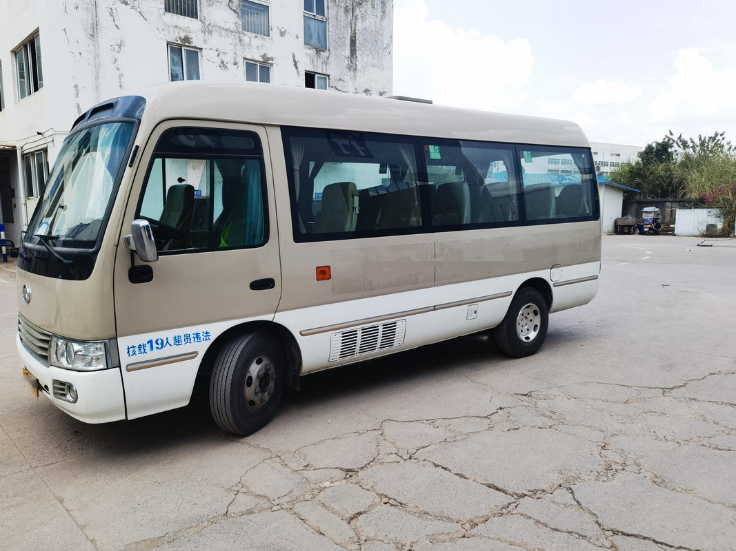 Mini Bus Bekas Ankai Diesel 20 Penumpang Mini Dengan Bus Mesin Depan USB