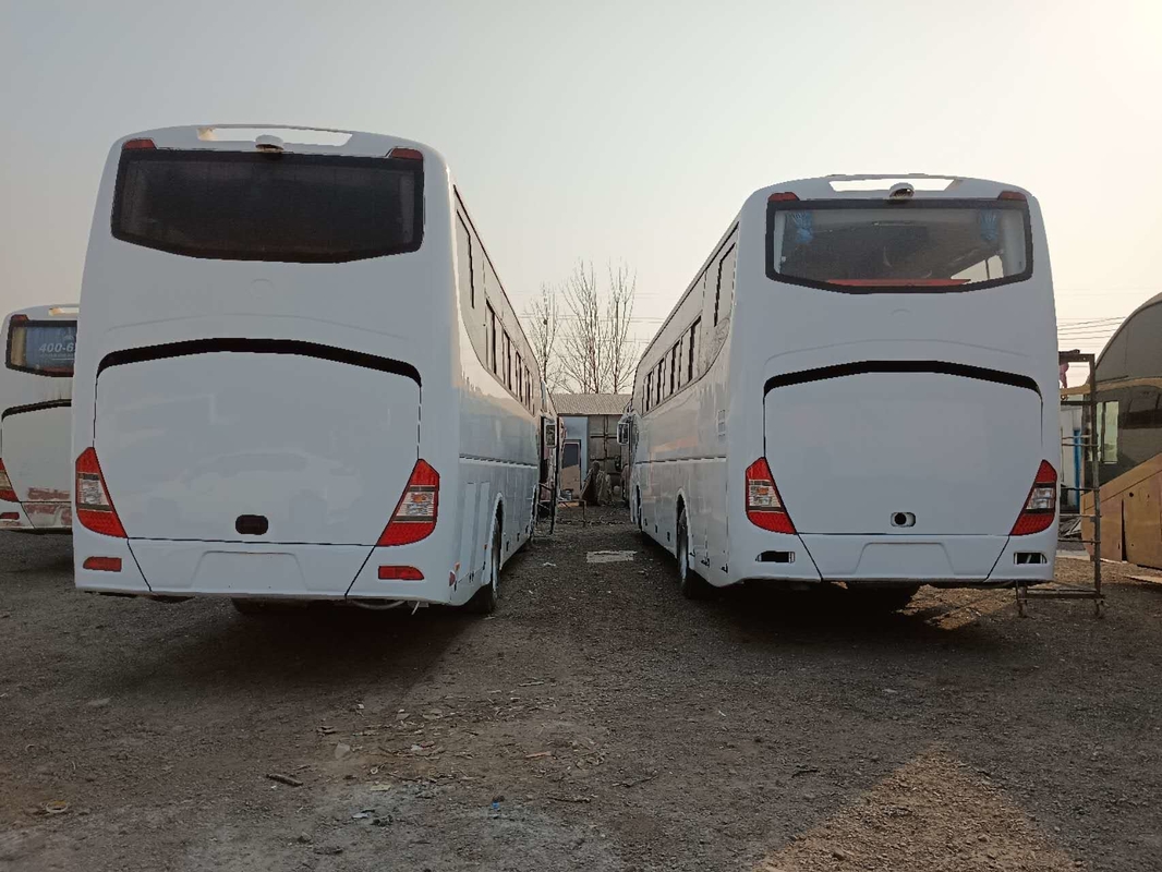 Bus Bekas Dan Pelatih Yutong Zk6127 55 kursi LHD / RHD Suspensi Pegas Daun Dua Pintu