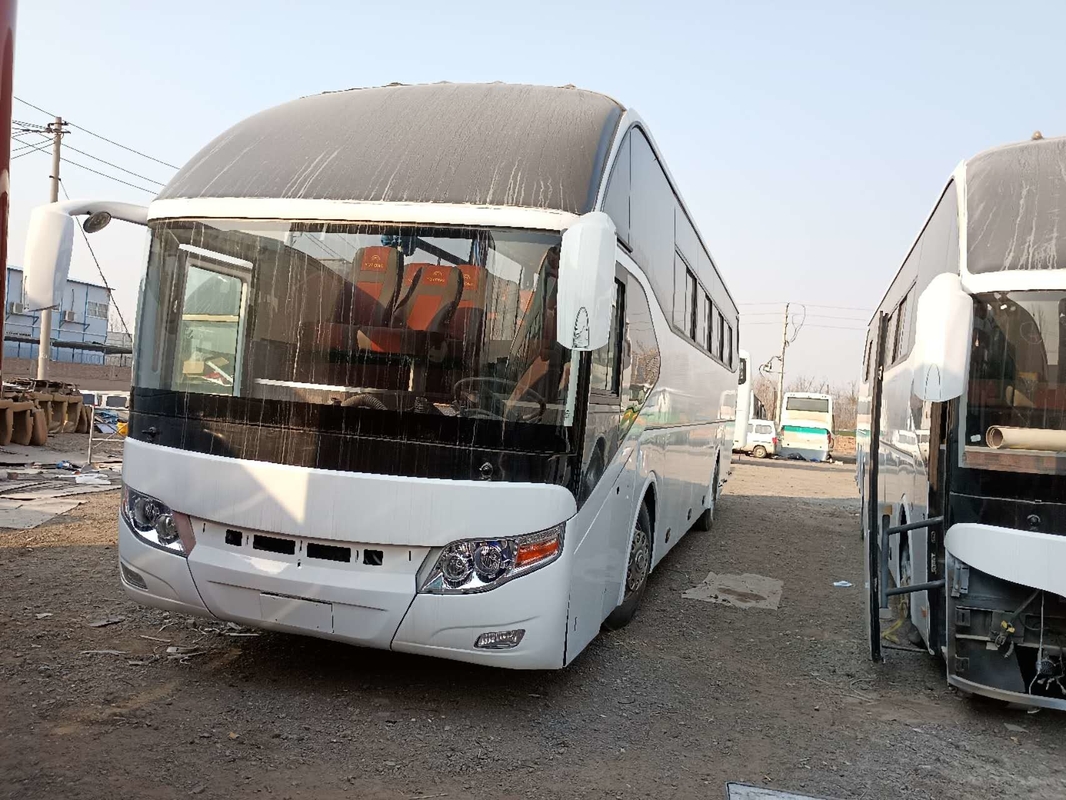 Bus Bekas Dan Pelatih Yutong Zk6127 55 kursi LHD / RHD Suspensi Pegas Daun Dua Pintu