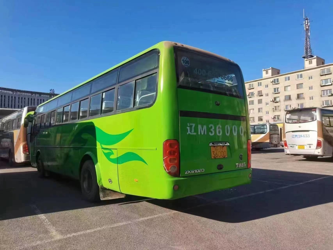 Bus Jarak Jauh Tahun 2015 45 Kursi ZK6102D Bus Mesin Depan Bus Yutong Bekas