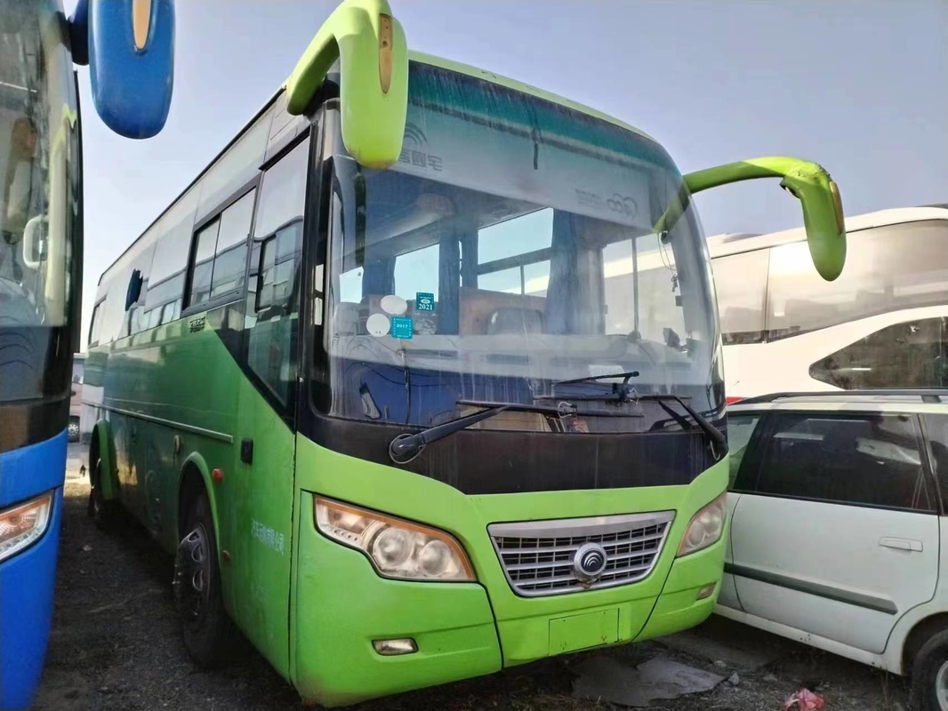 Pelatih 37 Seater ZK6932d Menggunakan Mesin Depan Bus Yutong Kemudi Bus Turis RHD LHD