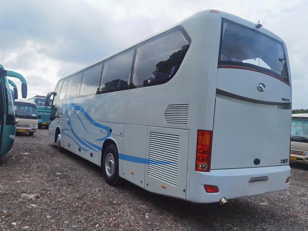 Bus Wisata Bekas 55 Kursi Bus Pelatih Kinglong XMQ6128 Dengan Bus Perjalanan Mewah Mesin Diesel
