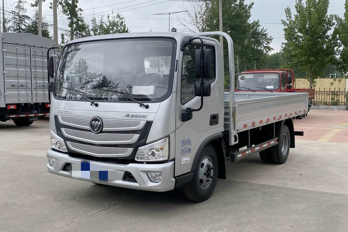 156hp Truk Dump Bekas Euro 6 Truk Mini Untuk Filipina 5t Farm Digunakan Truk Dump Gandar Tunggal