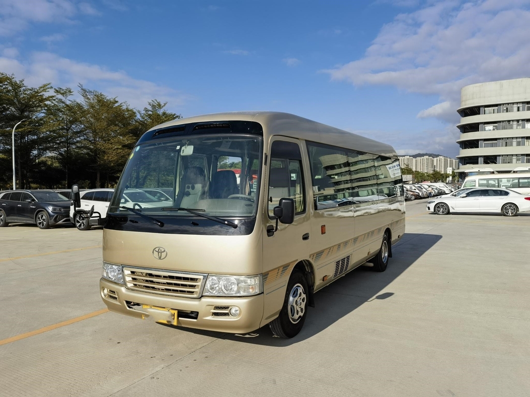 Toyota Bekas Jepang Coaster Bus Bekas Gear Tahun 2010 Mewah Dengan 20 Kursi