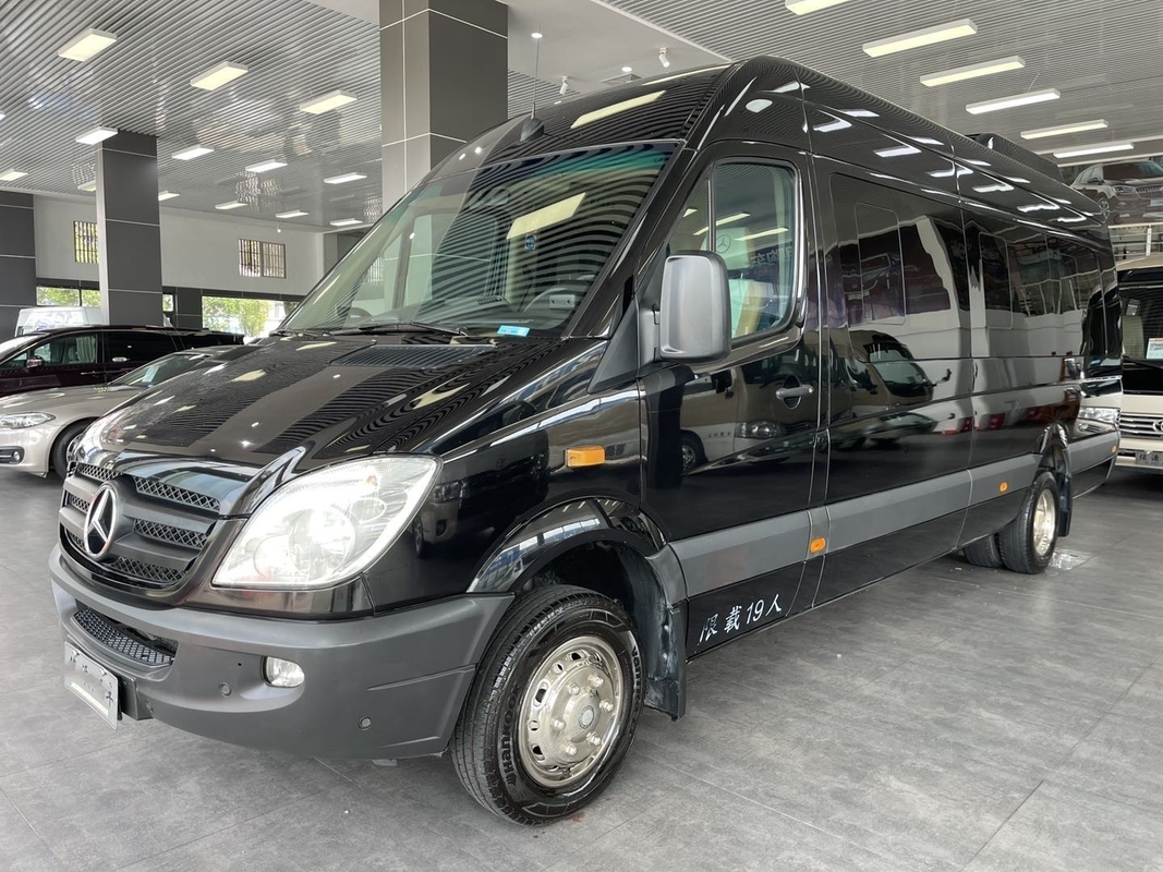 Bus Mewah Bekas Benz Bus Mini Komersial 19 Kursi Mesin Depan Mesin Daimler EURO V
