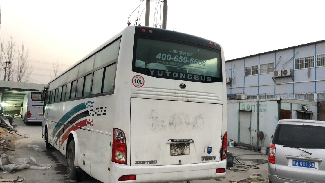 Mesin Depan Bus Wisata Bekas 53 Kursi Bekas Yutong Bus ZK6112D Sliding Window