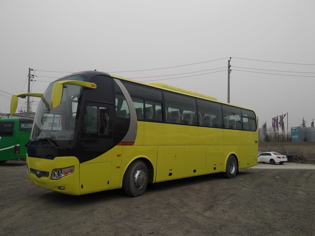 Pintu Tengah Bus Komersial Bekas 49 Kursi Mesin Weichai Second Hand Young Tong Coach Bus ZK6110 LHD