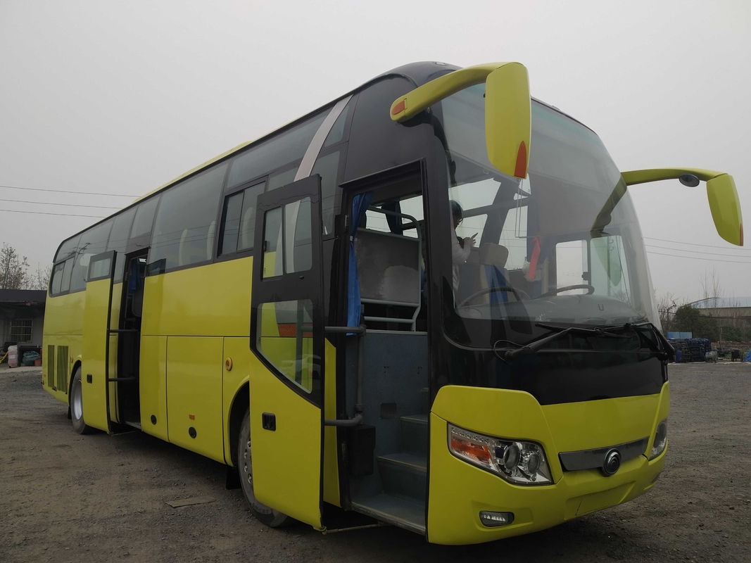 Pintu Tengah Bus Komersial Bekas 49 Kursi Mesin Weichai Second Hand Young Tong Coach Bus ZK6110 LHD