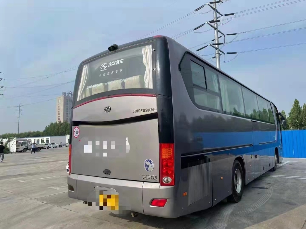 Coach Second Hand 54 Kursi 12 Meter Bentuk Halus Bekas King Long Bus XMQ6129 Pintu Ganda