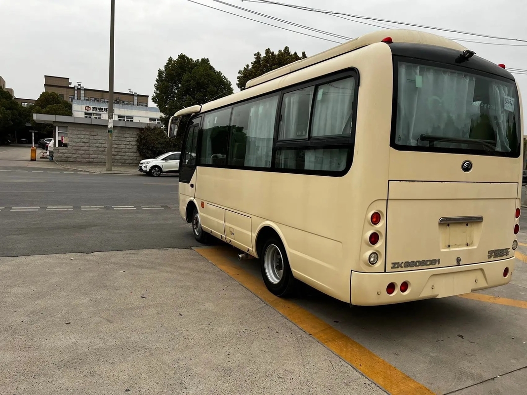Mini Coach Mesin Depan Bekas 19 Kursi Mesin Diesel Air Conditioner Second Hand Yutong Bus ZK6609D