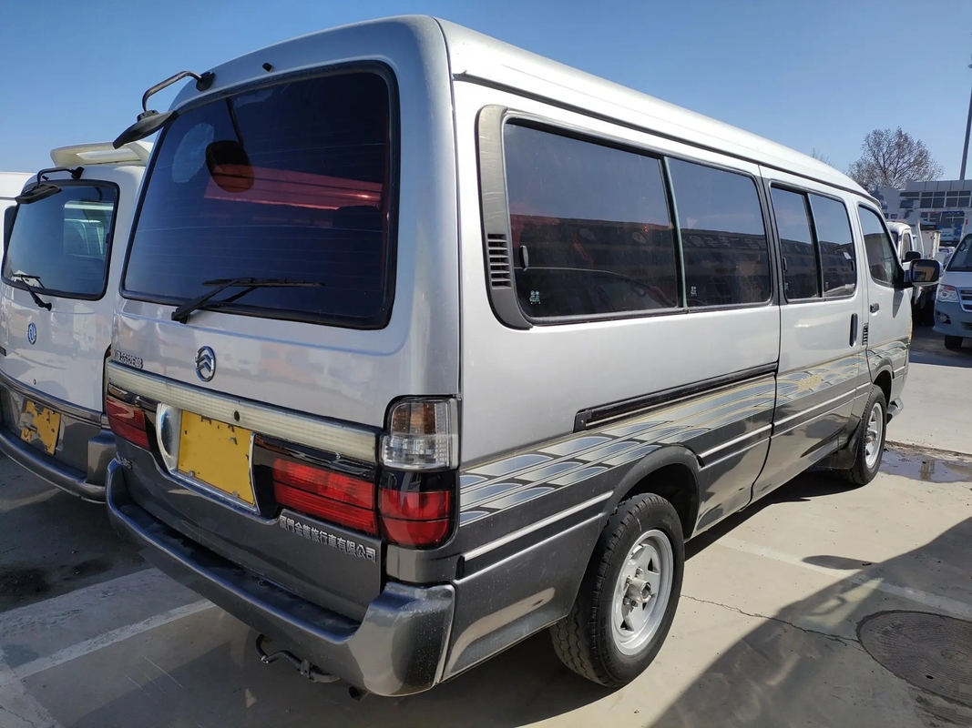 Digunakan 14 Bus Penumpang AC Jendela Geser 14 Kursi Mesin Diesel Golden Dragon Hiace XML6532