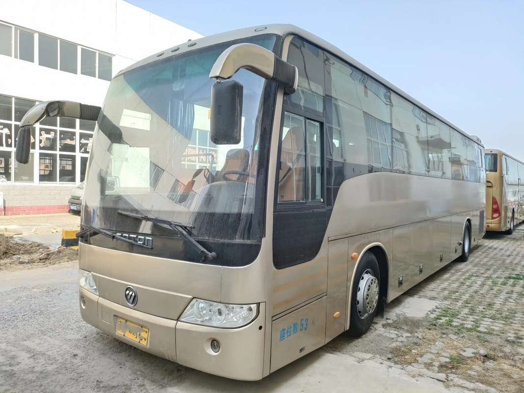 Pintu Ganda Bus Komersial Bekas 53 Kursi Mesin Yuchai 330hp Second Hand Foton BJ6120