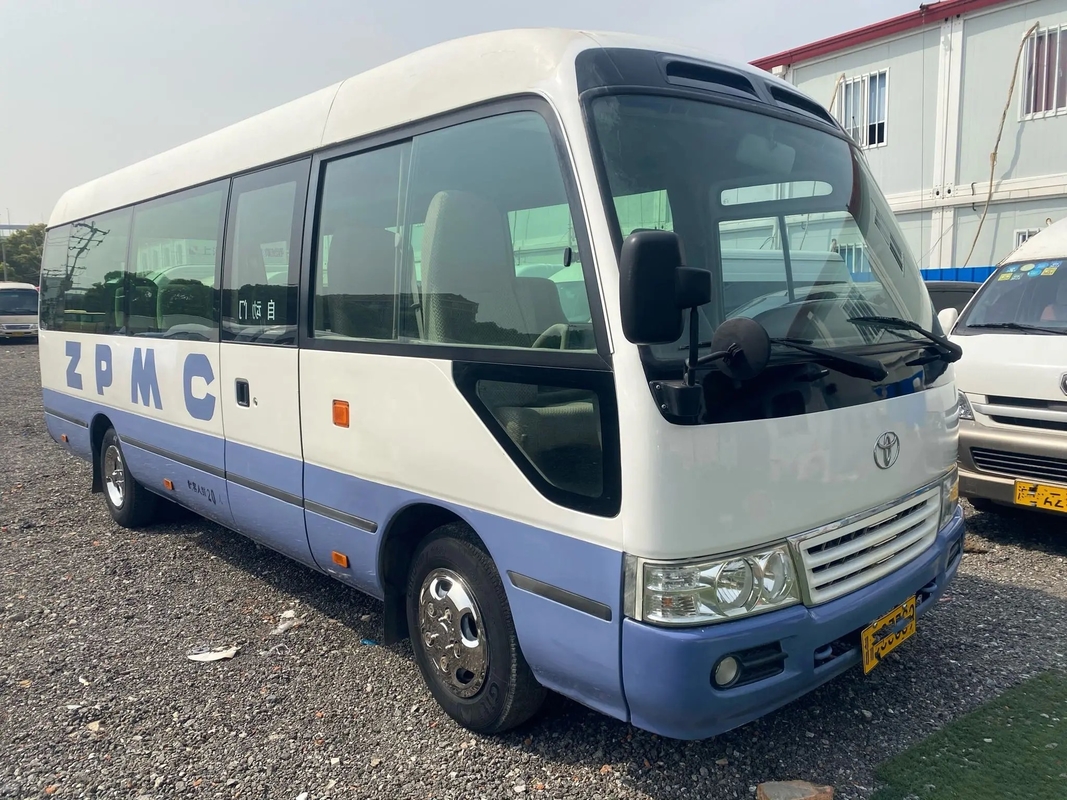 Toyota Van Second Hand SCT6702TR Pintu Ayun Eksternal 20 Kursi Mesin Minyak Coaster Bekas EURO II