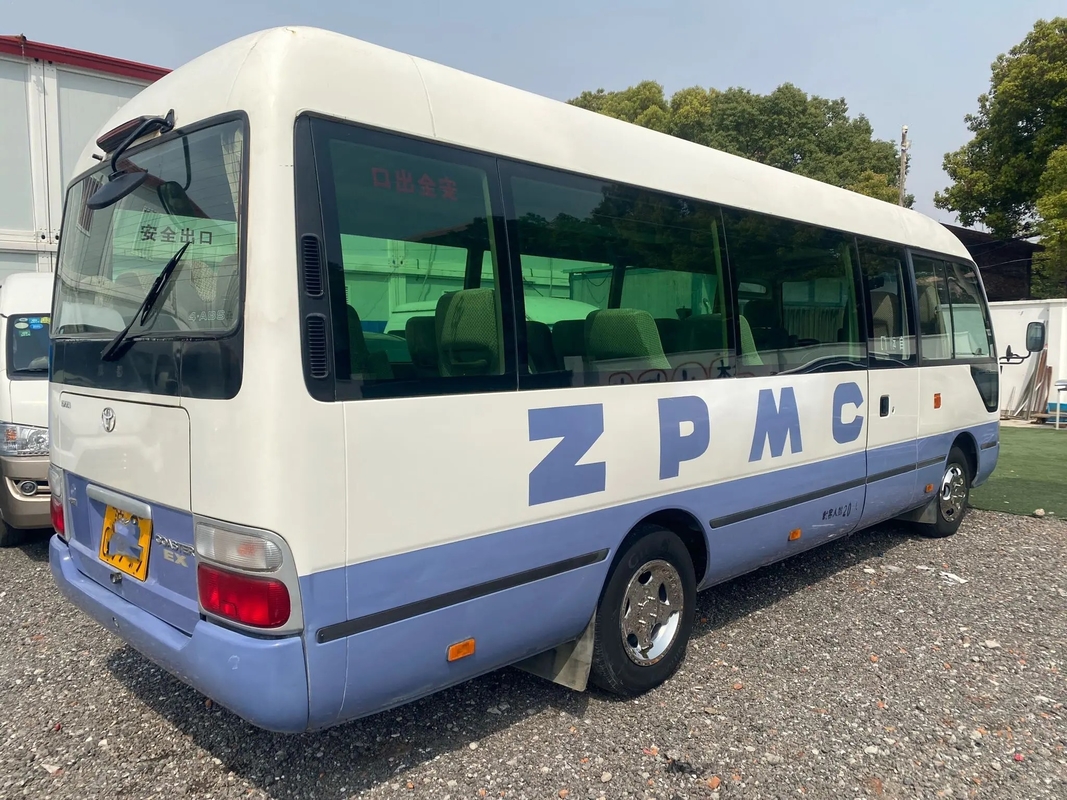 Toyota Van Second Hand SCT6702TR Pintu Ayun Eksternal 20 Kursi Mesin Minyak Coaster Bekas EURO II