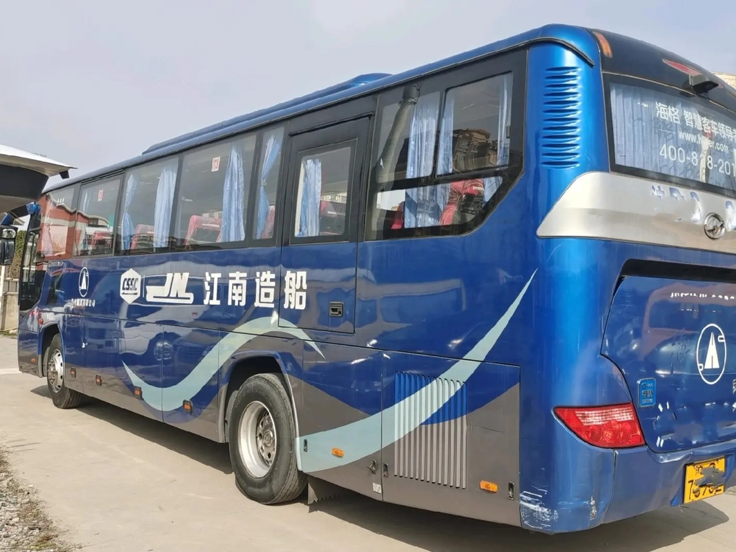 Mesin Mci Bus Weichai Bekas 50 Kursi Kompartemen Bagasi Pintu Tunggal LHD/RHD 2nd Hand Higer KLQ6115