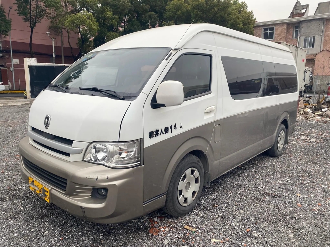 Pelatih Mini Bekas 2017 Tahun 14 Kursi Mesin Oli Pintu Ayun Eksternal Jinbei Hiace SY6548
