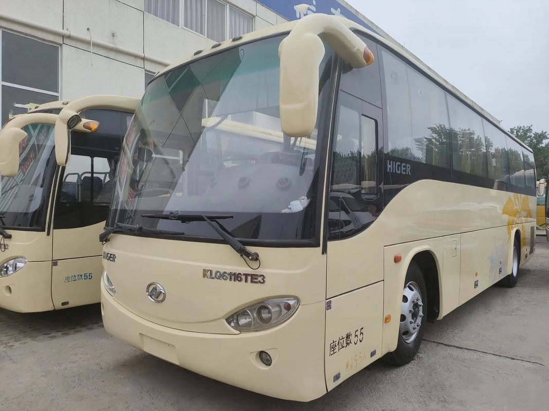 Mci Bus Bekas KLQ6116 Bekas Higer Sealing Window 55 Seats Single Door Yuchai Engine 10,5 Meter