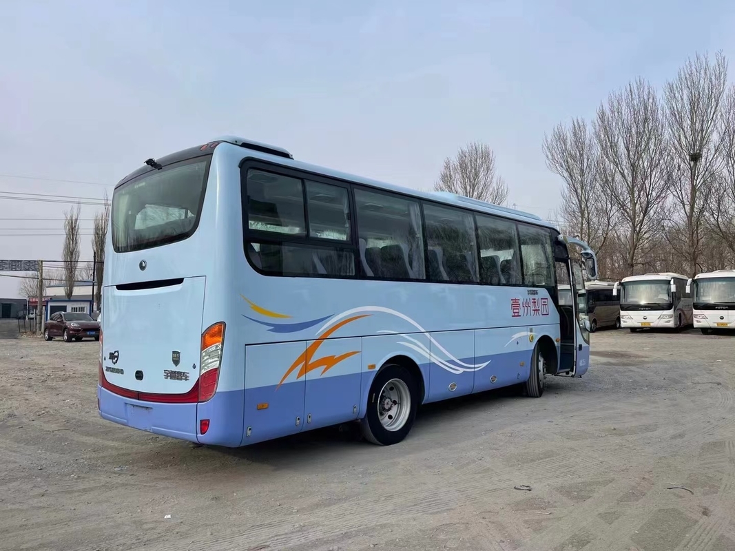Bus Transit Bekas Drive Tangan Kiri 35 Kursi 2nd Hand Young Tong Bus ZK6808 Pintu Tunggal 8 Meter