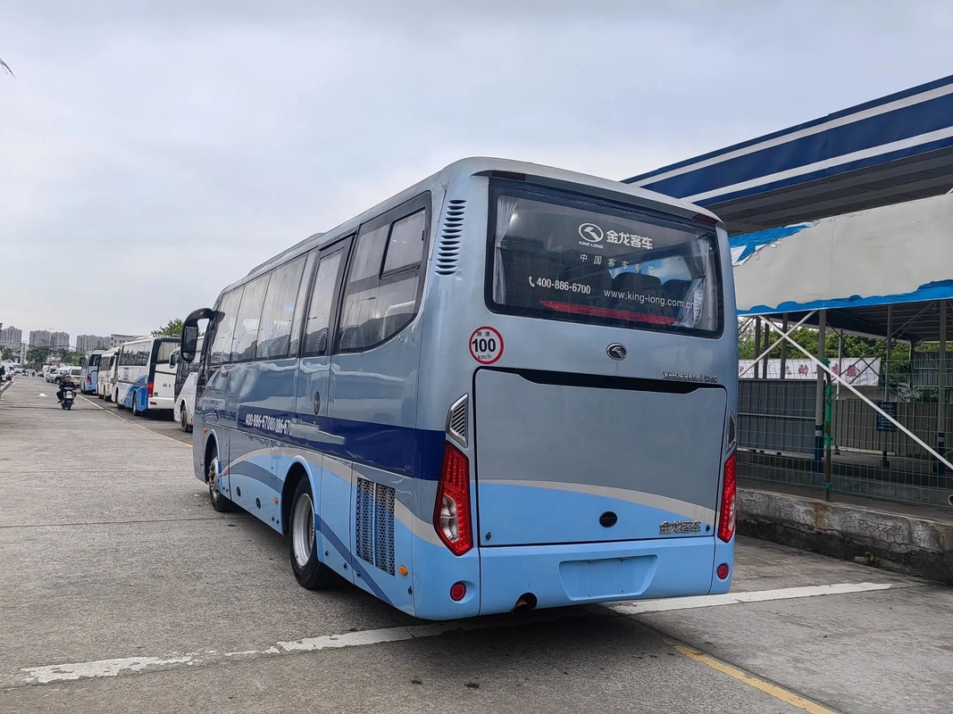 Shuttle Bus Bekas 26 Kursi Sealing Window 8.5 Meter Transmisi Manual Mesin 220hp Kinglong Bus XMQ6859