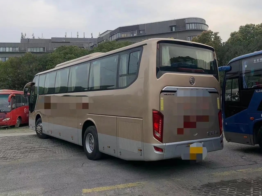 Bus Pelatih Bekas 90% Baru 48 Kursi 2nd Hand Drive Golden Dragon XML6112 Mesin Weichai 100km / H