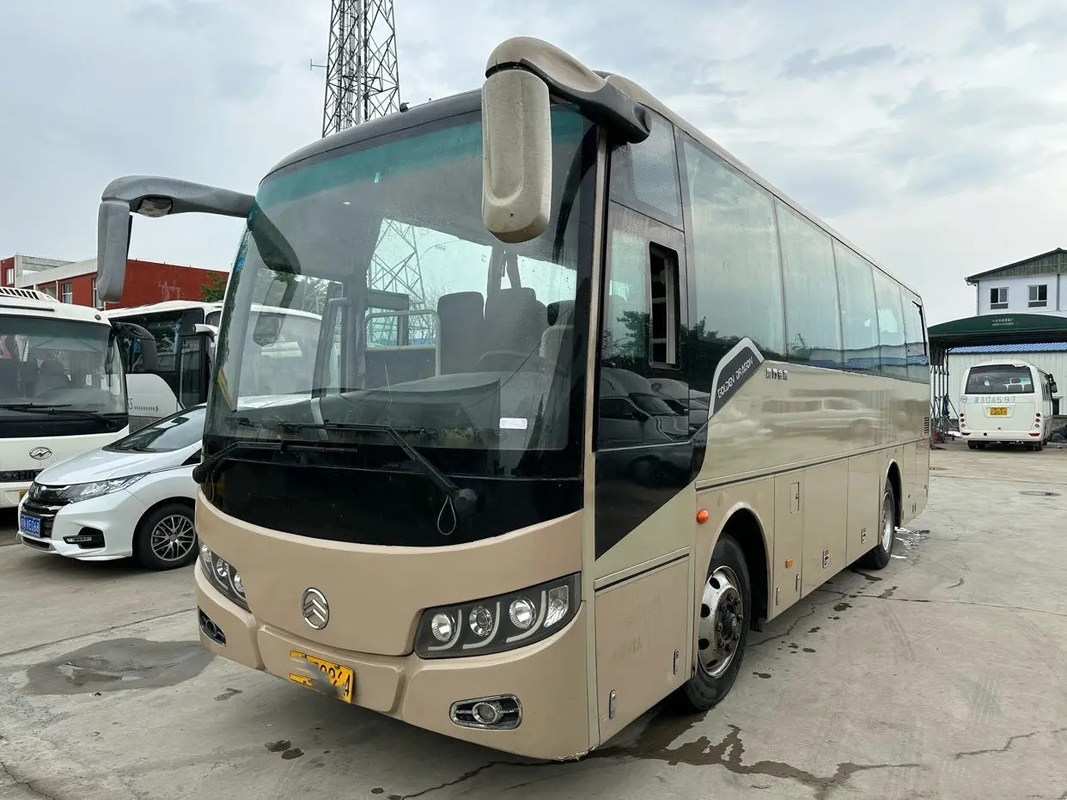 Pelatih Rv Bekas Golden Dragon XML6897 EURO IV 41 Kursi Drive Tangan Kiri Kompartemen Bagasi Mesin Yuchai