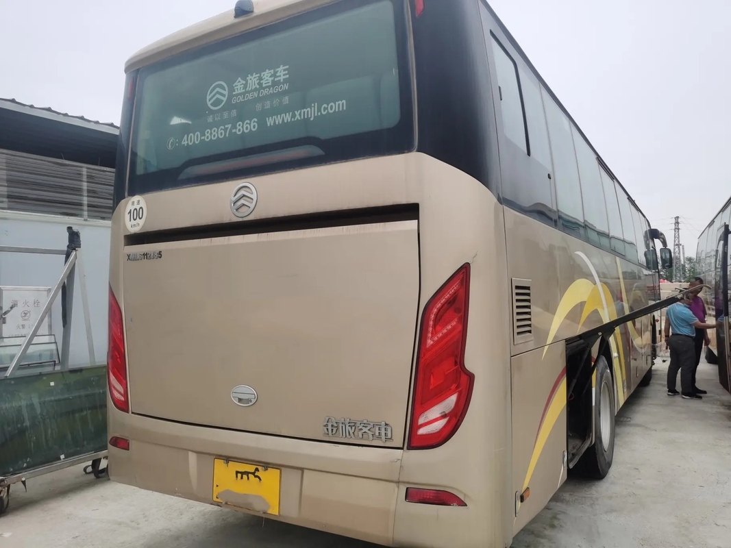 Mesin Diesel Bus 50 Kursi Mesin Weichai 245hp Digunakan Golden Dragon XML6112 Leaf Spring Single Door Dengan A / C