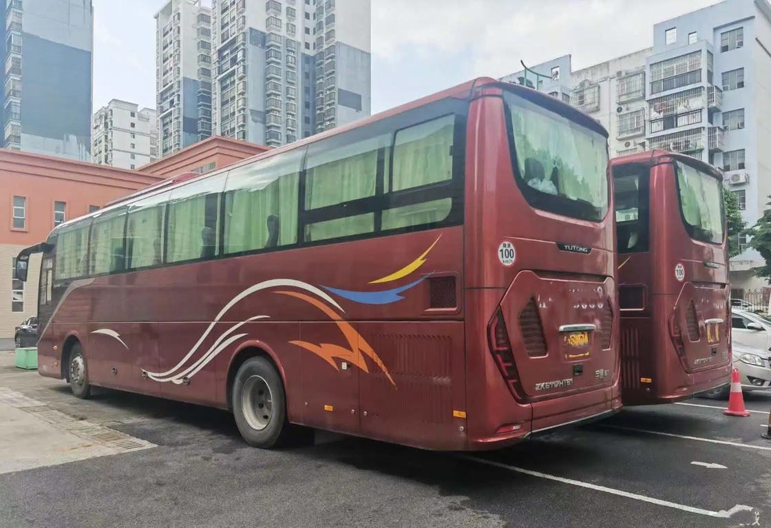 Bus Transit Bekas 2021 Tahun Yuchai Engine 310hp 52 Kursi Disc Brake Airbag Suspension 2 Doors Young Tong ZK6117