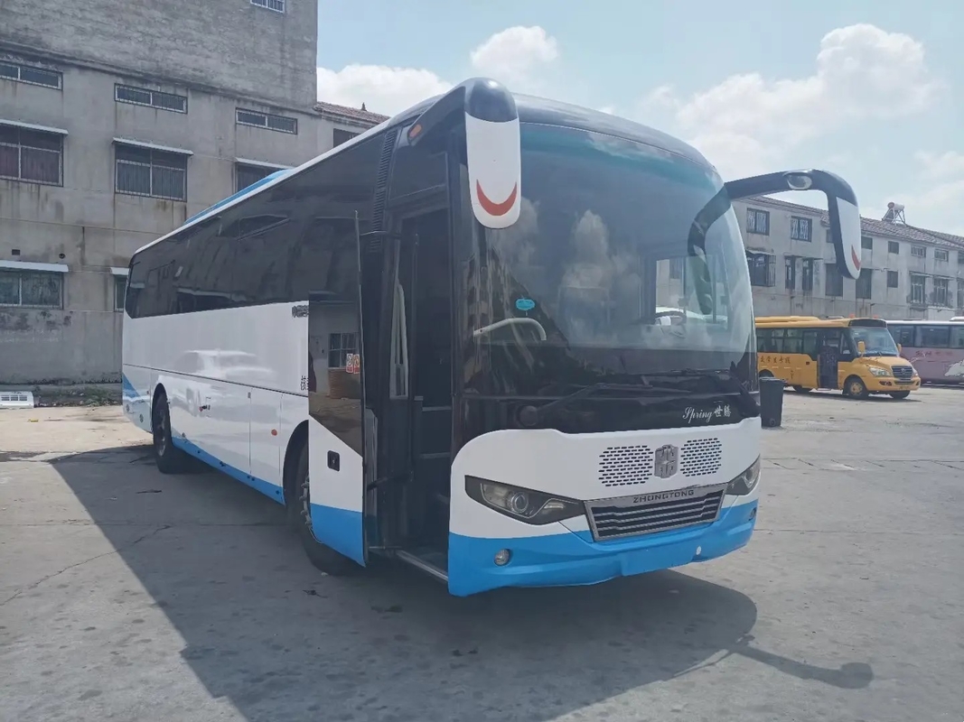 Mesin Depan Bus Gereja Bekas 6 Silinder 220hp Pegas Daun 45 Kursi Dengan Pendingin Udara Zhongtong LCK6108D